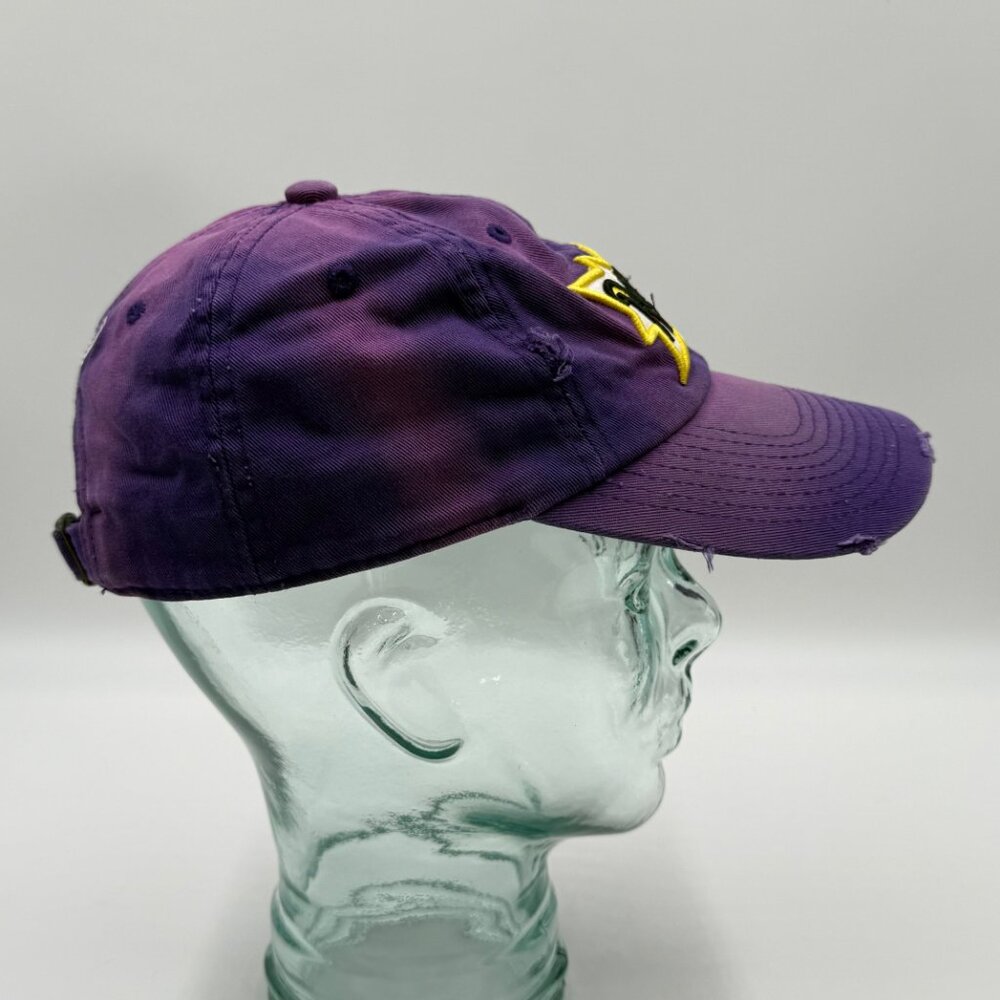 Field Grade Ruthless Hat Cap Strap Back Distressed Patch Purple One Size Adjust - Picture 4 of 11